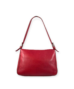 Fendi Pebble Leather Shoulder Bag in Red 15