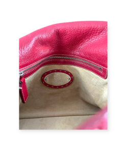 Fendi Pebble Leather Shoulder Bag in Red 18
