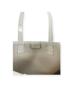 Fendi Yellow Perforated Shopping Tote 20