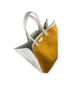 Fendi Yellow Perforated Shopping Tote 17