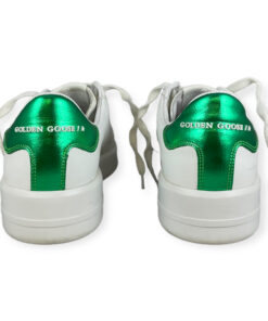 Golden Goose Pure Star Sneakers in White Green 39 9