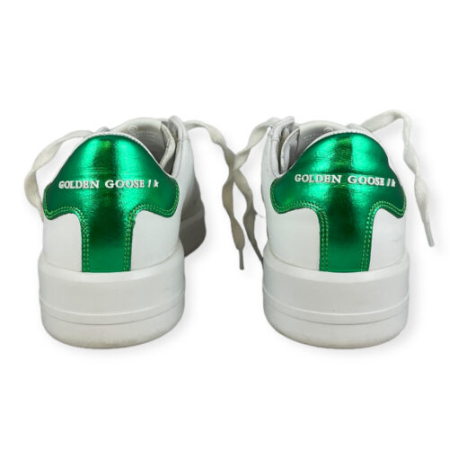 Golden Goose Pure Star Sneakers in White Green 39 3