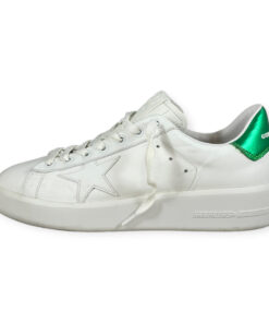 Golden Goose Pure Star Sneakers in White Green 39 7
