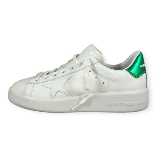 Golden Goose Pure Star Sneakers in White Green 39 1