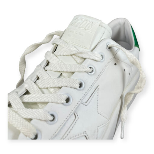 Golden Goose Pure Star Sneakers in White Green 39 5