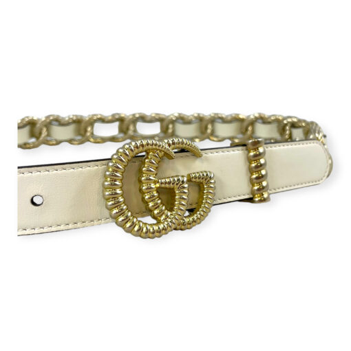 Gucci Torchon GG Link Belt in Ivory 80 / 32 3