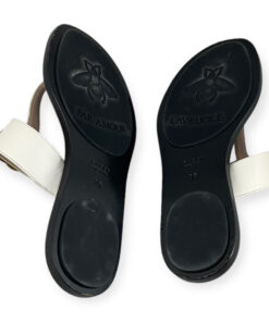 Gucci GG Marmont Thong Sandal in Ivory 35 16
