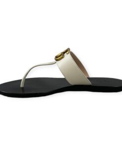 Gucci GG Marmont Thong Sandal in Ivory 35 11