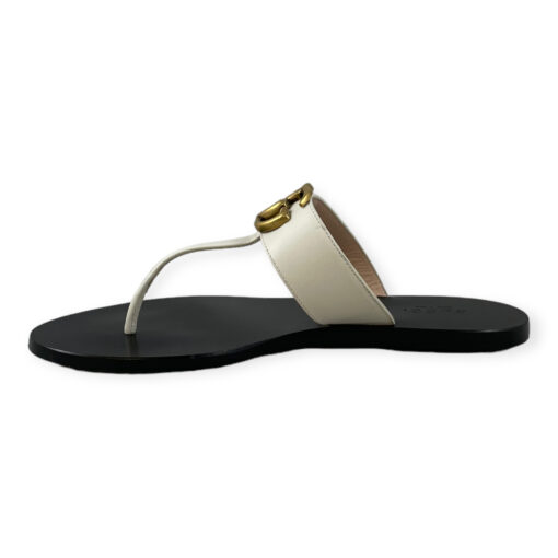 Gucci GG Marmont Thong Sandal in Ivory 35 3