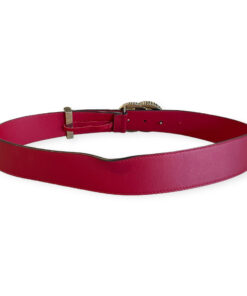 Gucci GG Torchon Belt in Red 80 / 32 9