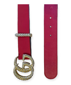 Gucci GG Torchon Belt in Red 80 / 32 6