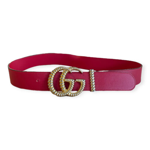 Gucci GG Torchon Belt in Red 80 / 32 3