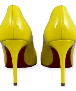 Christian Louboutin Pigalle Follies Patent Pumps in Yellow 36 14