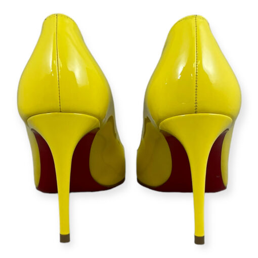 Christian Louboutin Pigalle Follies Patent Pumps in Yellow 36 6