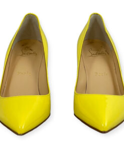 Christian Louboutin Pigalle Follies Patent Pumps in Yellow 36 11