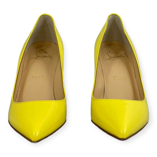 Christian Louboutin Pigalle Follies Patent Pumps in Yellow 36 3