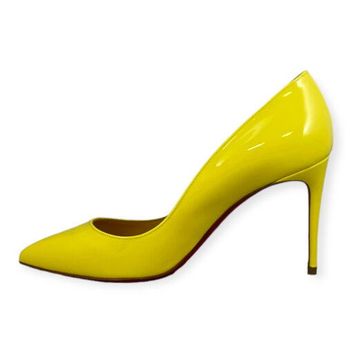 Christian Louboutin Pigalle Follies Patent Pumps in Yellow 36 1