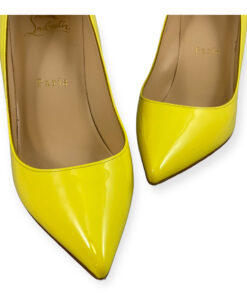 Christian Louboutin Pigalle Follies Patent Pumps in Yellow 36 13
