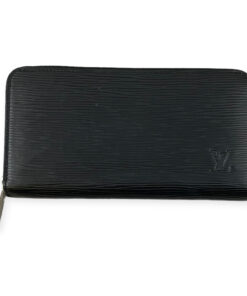 LOUIS VUITTON purse M61857 Zippy wallet Noir Epi Leather black Silver –