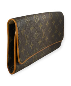 Louis Vuitton Vintage - Monogram Pochette Twin Brown - Monogram Canvas and  Vachetta Leather Crossbody Bag - Luxury High Quality - Avvenice