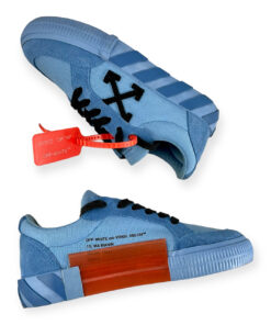 Off-White Vulcanized Sole Sneakers in Blue Red 35 18