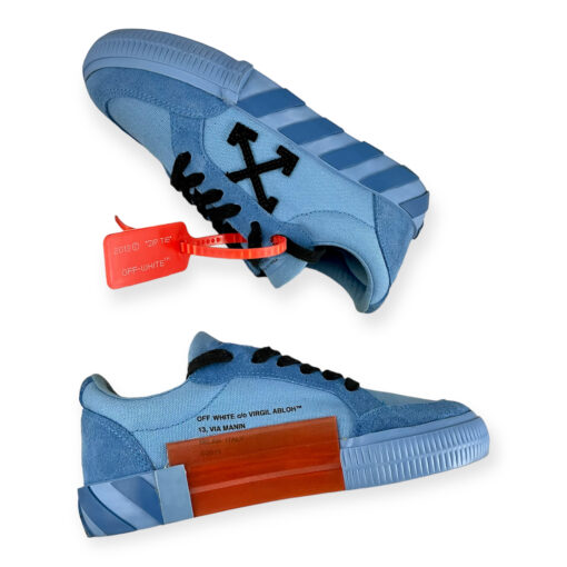 Off-White Vulcanized Sole Sneakers in Blue Red 35 9