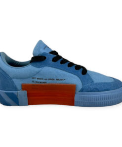 Off-White Vulcanized Sole Sneakers in Blue Red 35 11
