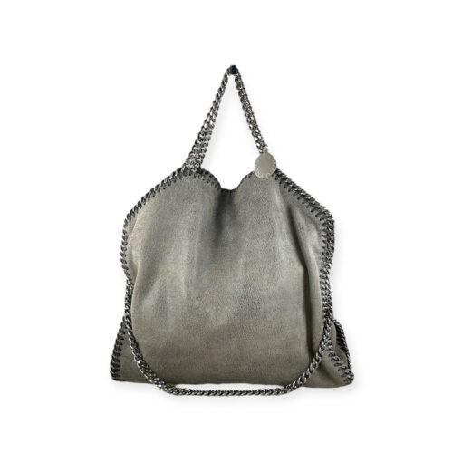 Stella McCartney Falabella Fold-Over Tote Bag in Gray