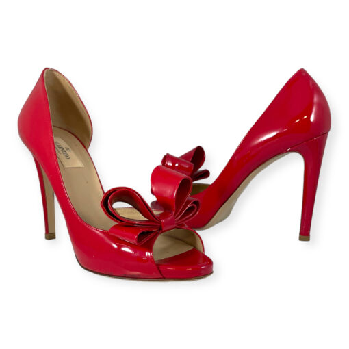 Valentino Mod Bow Pumps in Red 39.5 7