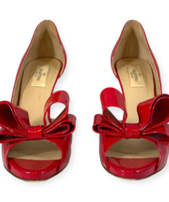 Valentino Mod Bow Pumps in Red 39.5 10