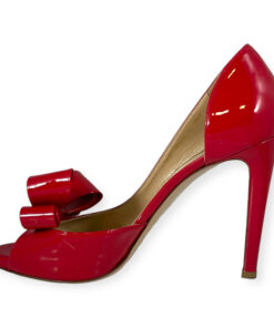 Valentino Mod Bow Pumps in Red 39.5 8