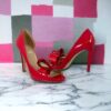 Size 39.5 | Valentino Mod Bow Pumps in Red