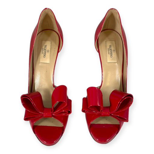 Valentino Mod Bow Pumps in Red 39.5 4