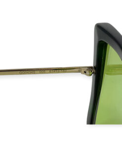 Gucci GG0434S Square Sunglasses in Green/Gold 16