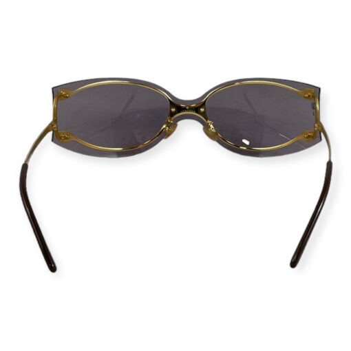 Cartier Rimless Wrap Sunglasses in Gold 4