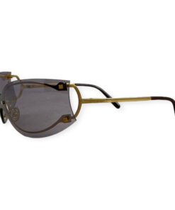 Cartier Rimless Wrap Sunglasses in Gold 8
