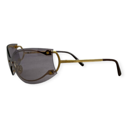 Cartier Rimless Wrap Sunglasses in Gold 2