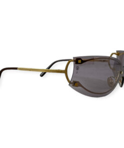 Cartier Rimless Wrap Sunglasses in Gold 9