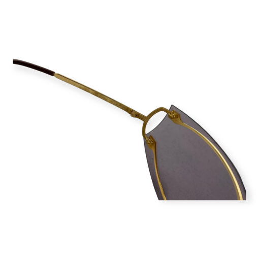 Cartier Rimless Wrap Sunglasses in Gold 6