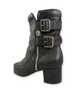 Chanel Buckle Boots in Black 39 8