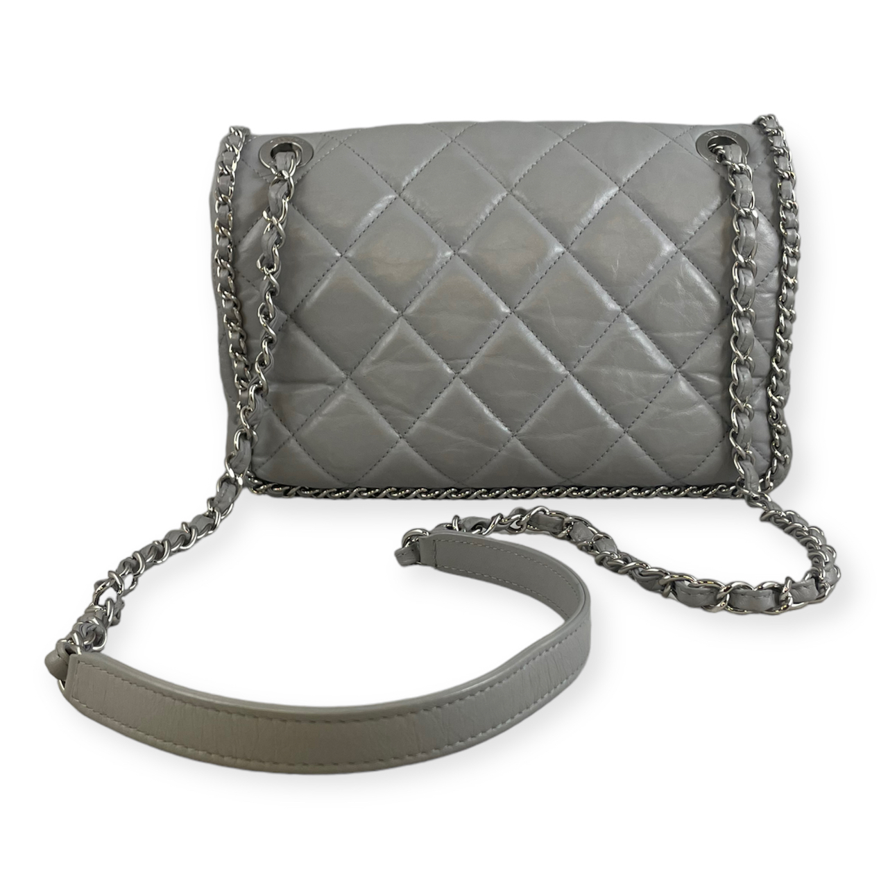 Chanel Chain Around Flap Bag in Gray | MTYCI