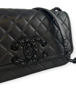 Chanel Incognito Filigree Flap Bag Medium in Black 15
