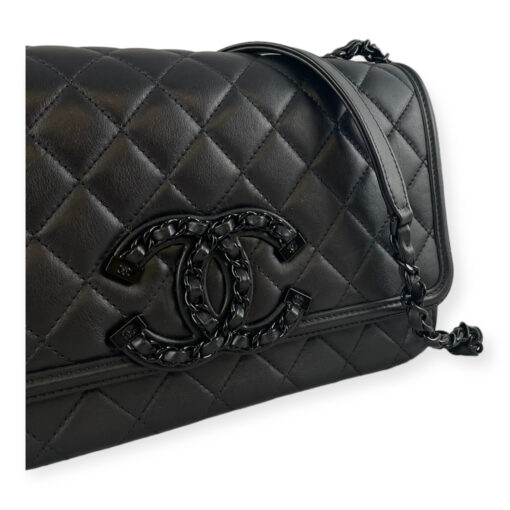 Chanel Incognito Filigree Flap Bag Medium in Black 2