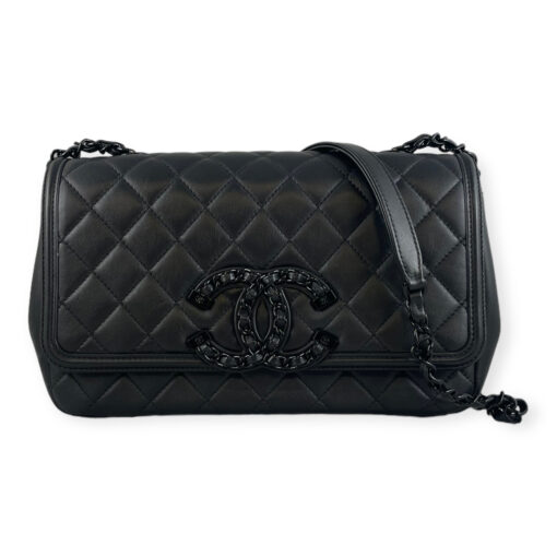 Chanel Incognito Filigree Flap Bag Medium in Black 1