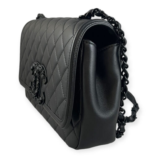 Chanel Incognito Filigree Flap Bag Medium in Black 3