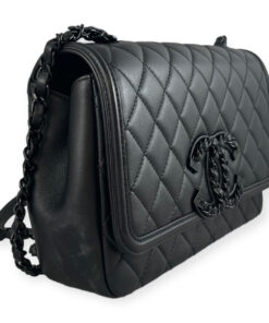 Chanel Incognito Filigree Flap Bag Medium in Black 17