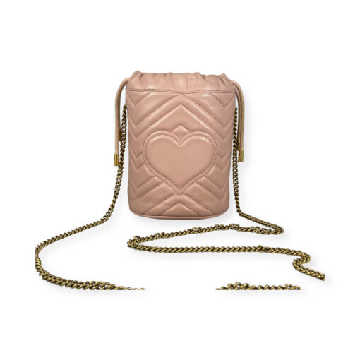 Gucci GG Marmont Mini Bucket Bag in Pink 5