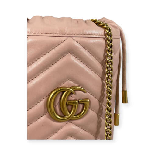 Gucci GG Marmont Mini Bucket Bag in Pink 2