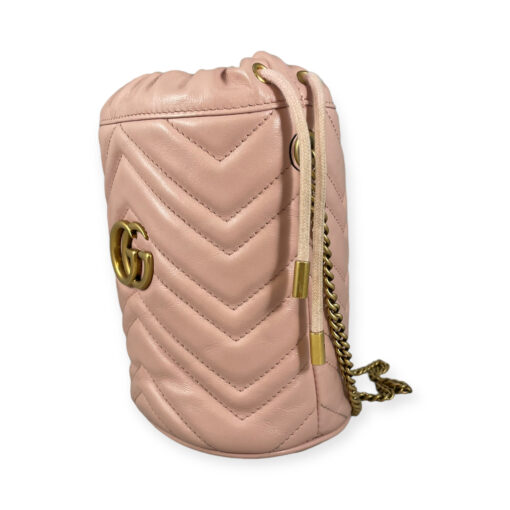 Gucci GG Marmont Mini Bucket Bag in Pink 3