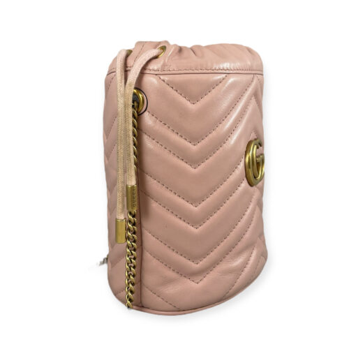 Gucci GG Marmont Mini Bucket Bag in Pink 4